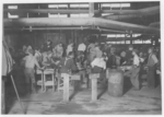 Lewis Hine child labor: Scene in More-Jonas [i.e., Jones?] Glass Co., Bridgeton, N.J. Several young boys are to be seen in photo. Location: Bridgeton, New Jersey.