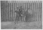 Lewis Hine child labor: A group working on night shift at Hereford Glass Works, Cape May Court House, N.J. Nov. 19, 1909. I saw the smallest boy carrying in shortly before midnight, November 18th. Location: Cape May, New Jersey.