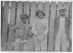 Lewis Hine child labor: Young negroes working in Cape May Glass Co., Been there some time. Location: Cape May, New Jersey.