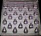 American 3-Way Prism Co 5" Dew-Drop prism tile