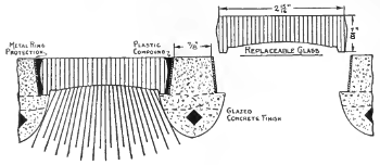 Sectional Detail Showing Construction and Standard Dimensions of Ray-Placeable System