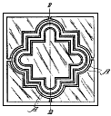 FLW prism tile design D27,980