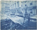 Vault lights being constructed in New York City, 1907