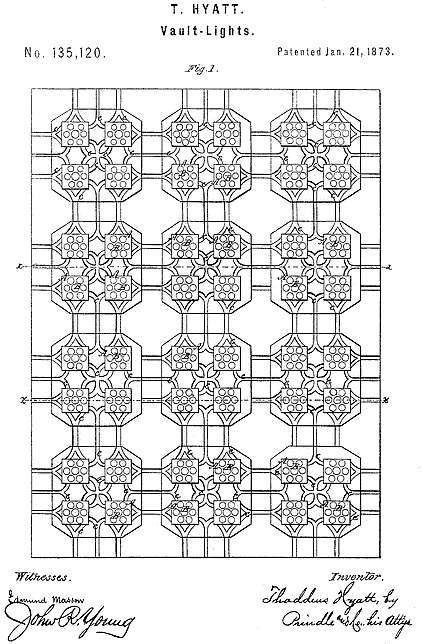 135,120 &middot; Hyatt &middot; Improvement in Vault-Lights