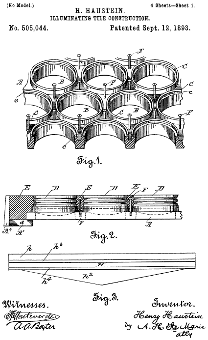 505,044 &middot; Haustein &middot; "Illuminating-Tile Construction