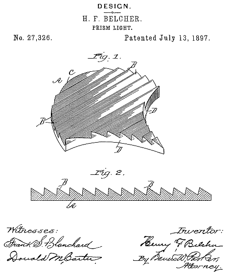 D27,326 &middot; Belcher &middot; Design for a Prism-Light