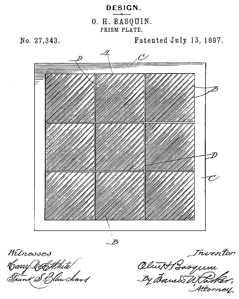D27,343 &middot; Basquin &middot; Design for a Prism-Plate