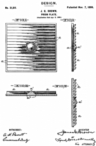 Solar Prism Co's design patent by James Galt Brown Solar Prism Co's design patent by James Galt Brown