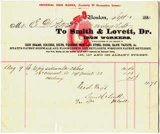 Smith & Lovett 1880 bill