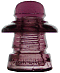 Burgundy California transposition insulator (CD 200)